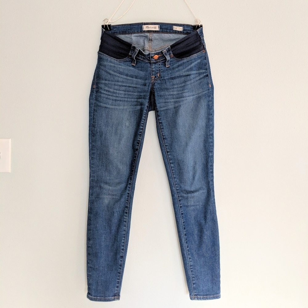 Madewell Maternity Skinny Jeans in Juliet Wash